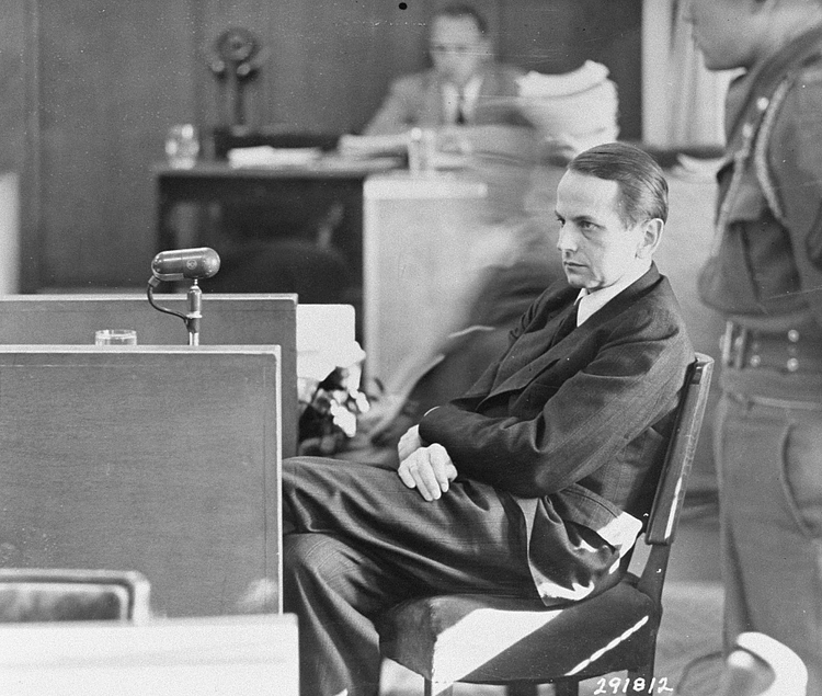 Ohlendorf at the Nuremberg Trials