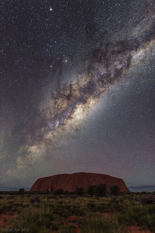 The Milky Way Over Uluru