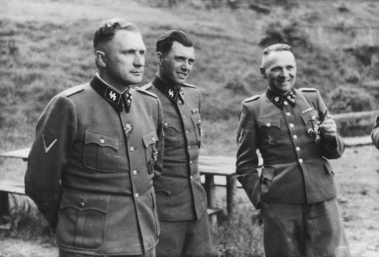 Baer, Mengele & Höss, 1944