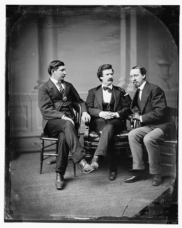 Mark Twain with G. A. Townsend and D. Gray