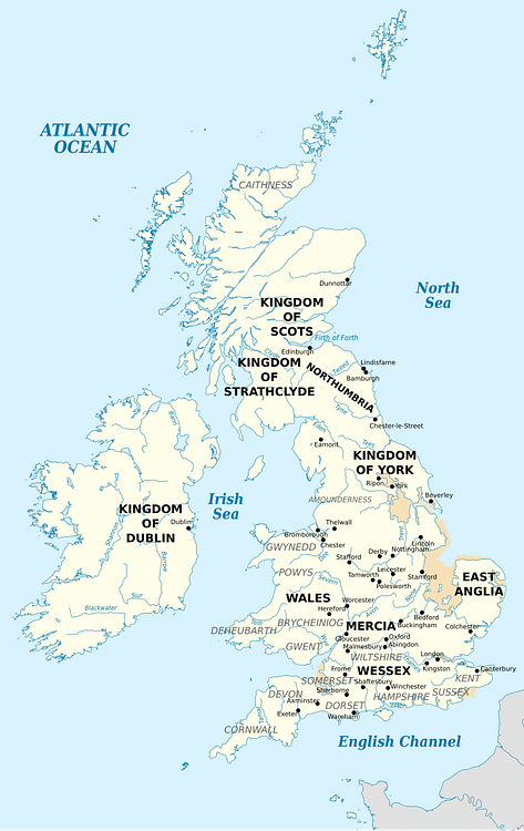 British Isles at the Beginning of the 10th Century