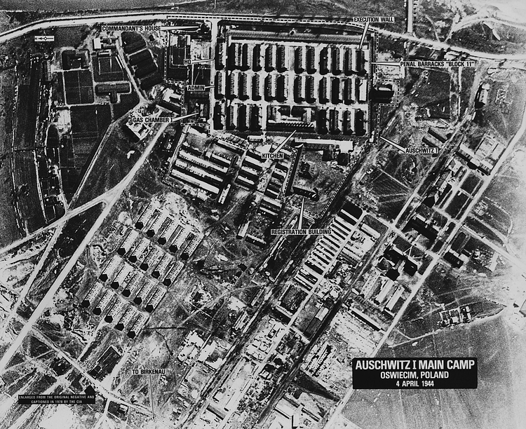 Aerial View of Auschwitz