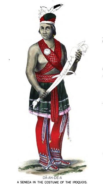 Seneca Man in Traditional Dress