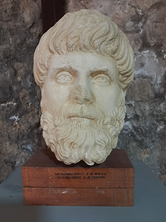 Marble Head of Titus Flavius Orestes