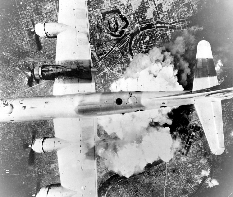 B-29 on a Bombing Mission