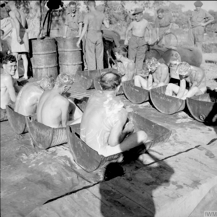 Mobile Bath Units, Burma