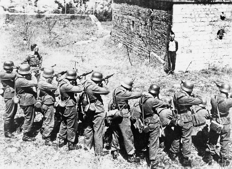 French Resistance Fighter Execution