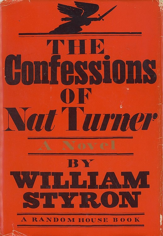 Cover of the 1967 Novel The Confessions of Nat Turner by William Styron