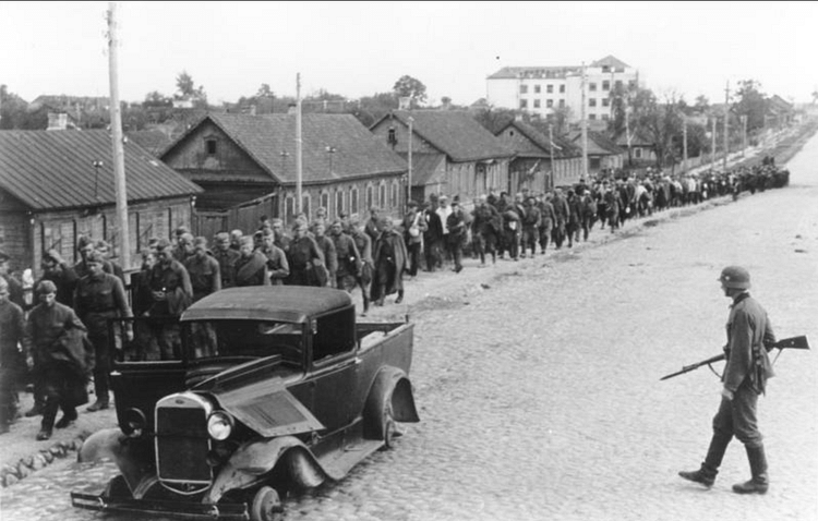 Soviet Prisoners, Minsk, 1941