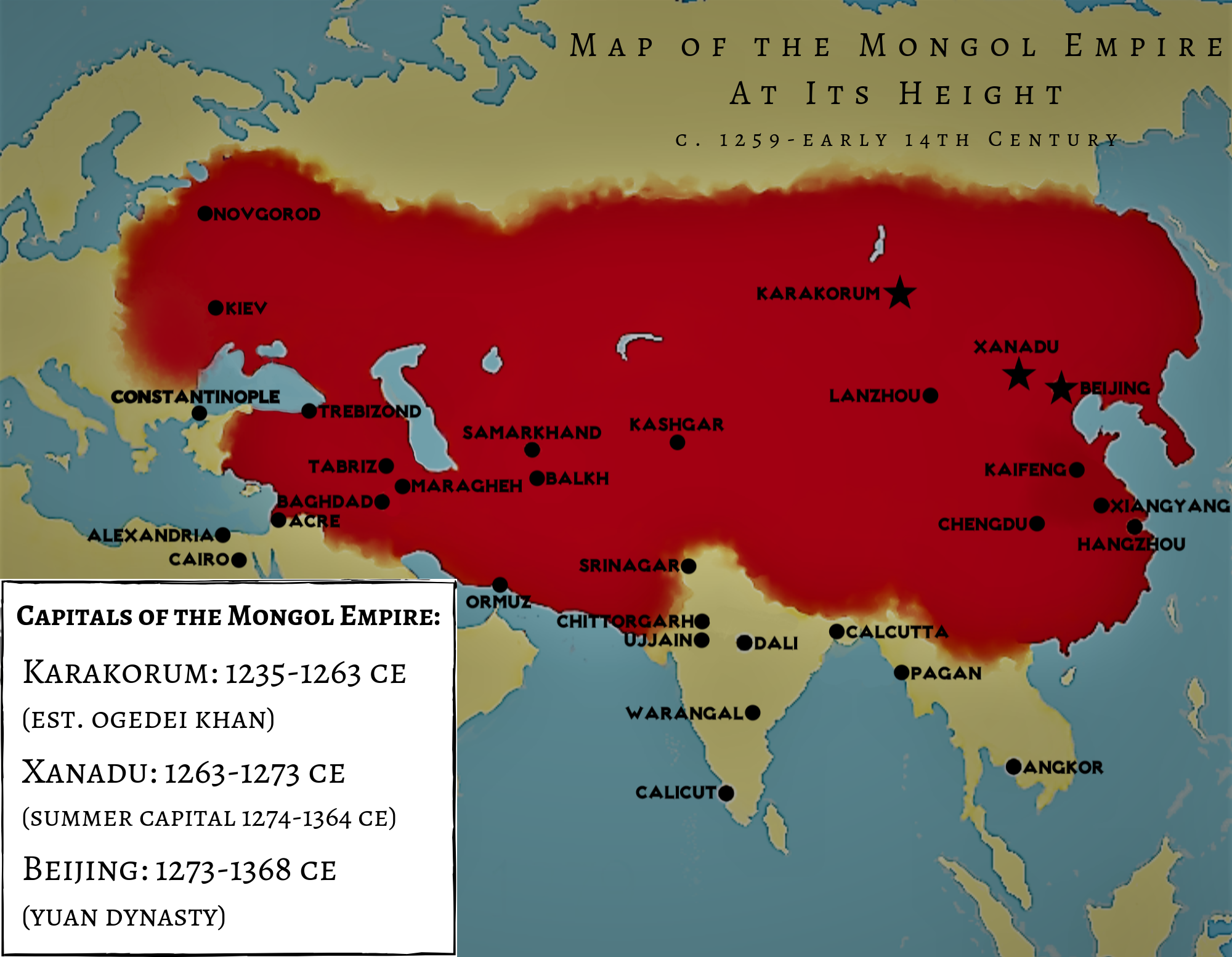 kublai khan empire