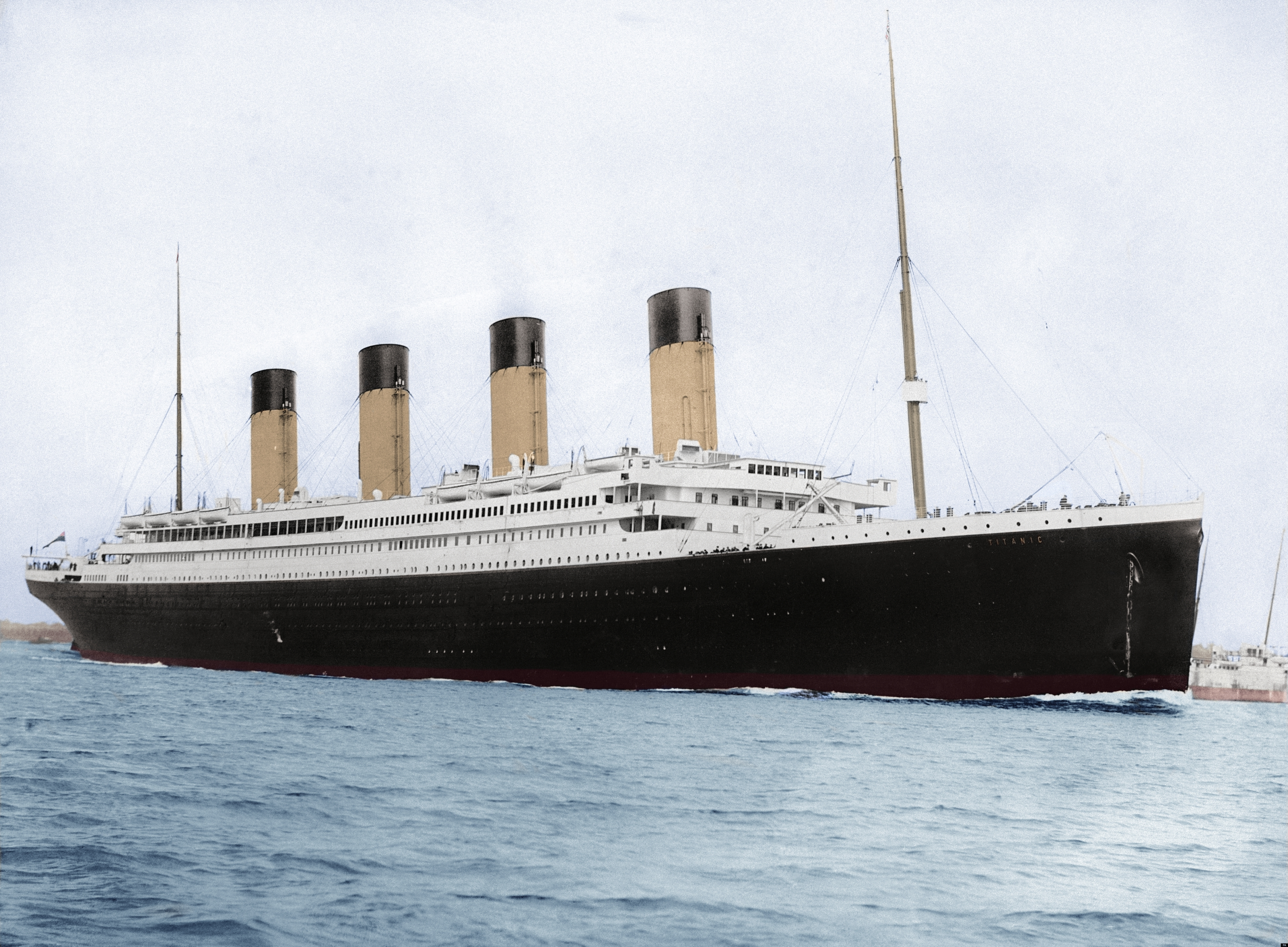 Why were the Titanic's passengers divided into three separate