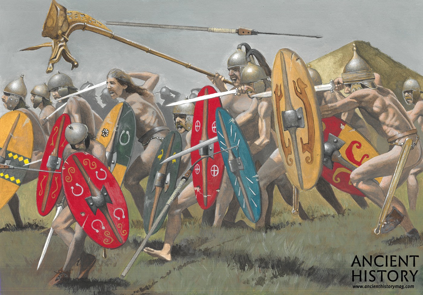 Painted Celtic Warriors (Illustration) - World History Encyclopedia