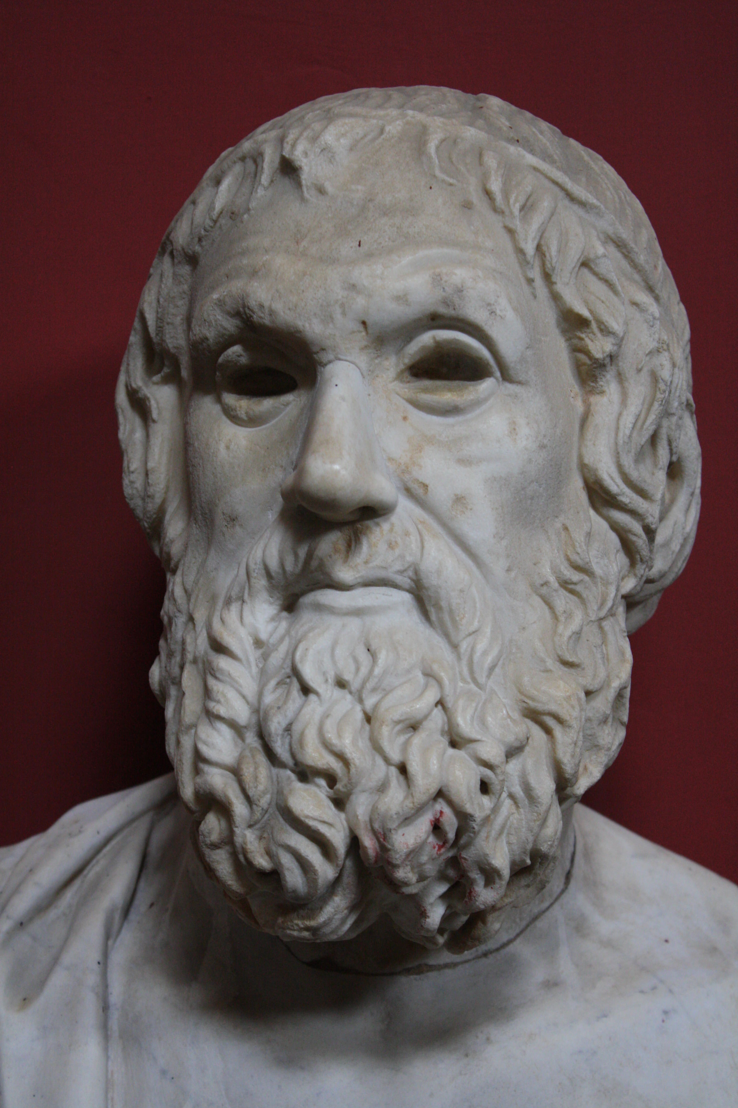 Bust of Sophocles (Illustration) - World History Encyclopedia
