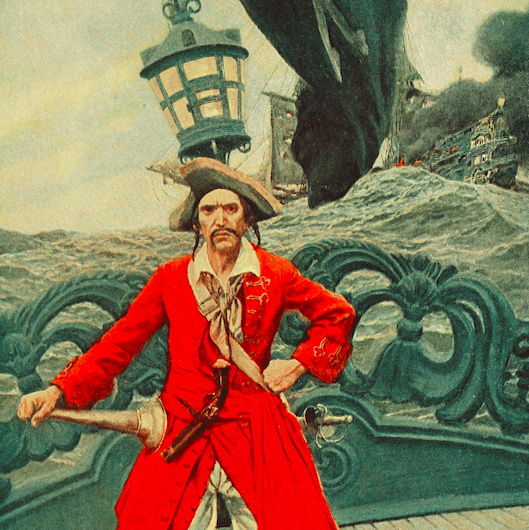 A Pirate Captain by Howard Pyle (Illustration) - World History