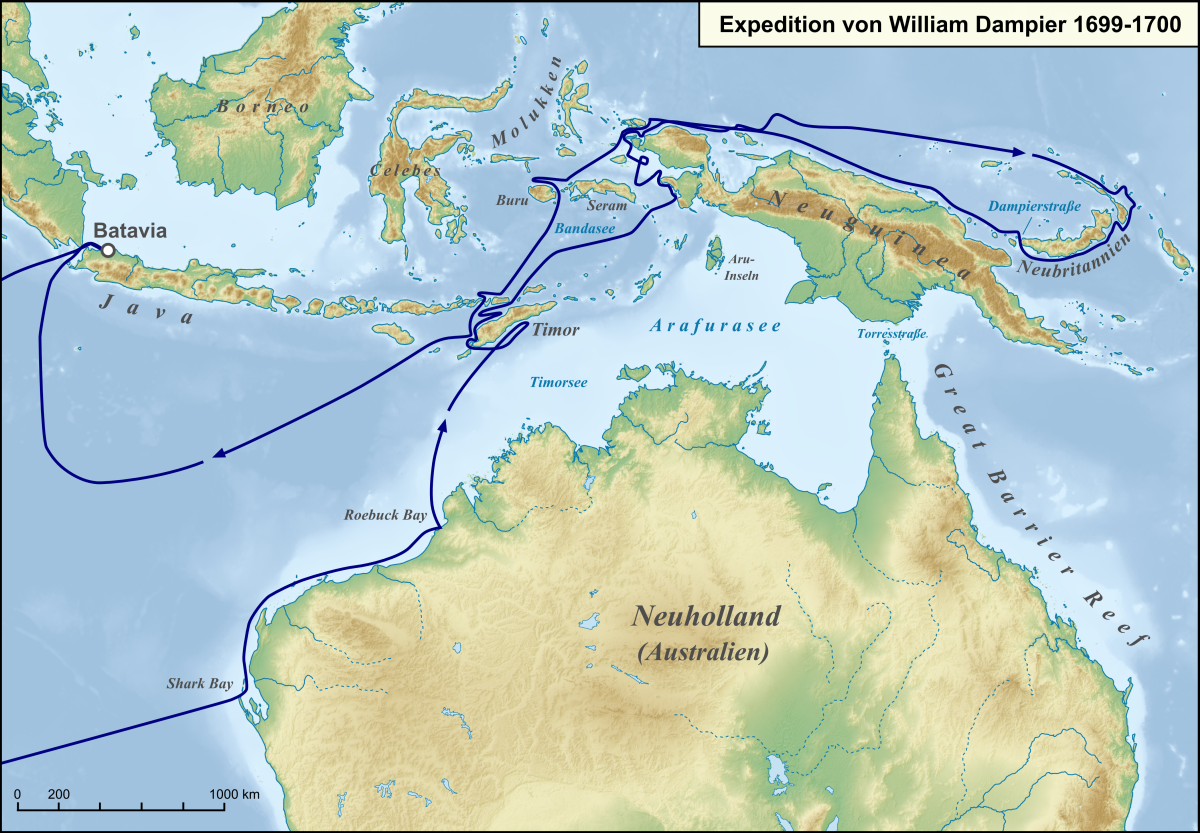 william dampier voyages and discoveries