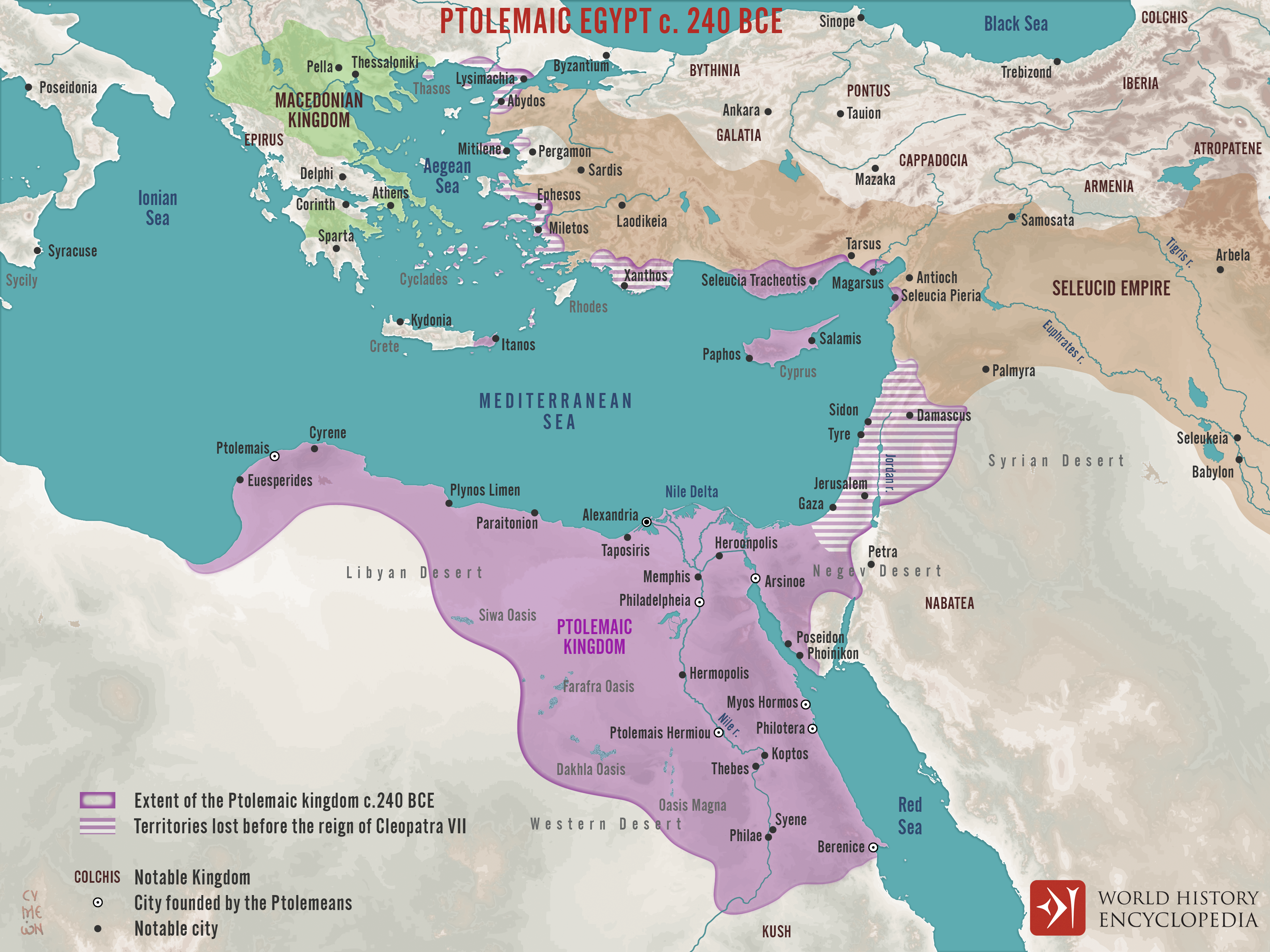 Dinastía Ptolemaica. Artículo de la Enciclopedia.