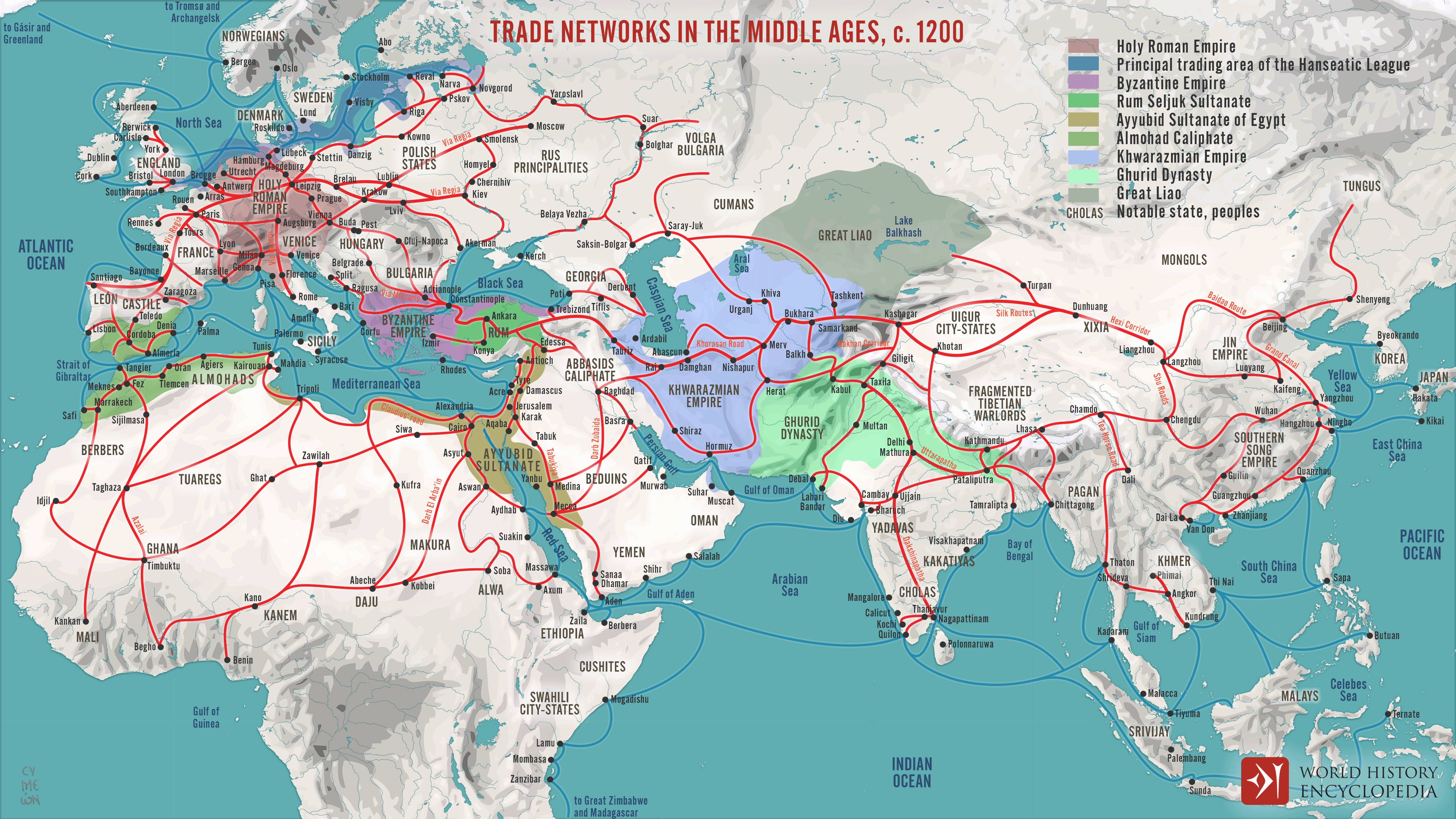 ancient spice trade routes