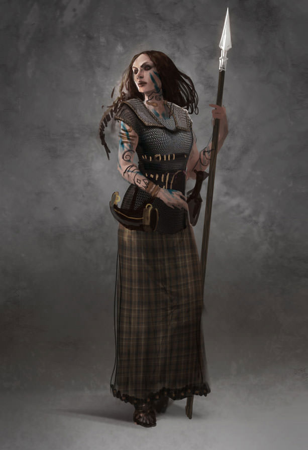 Celtic Warrior Woman