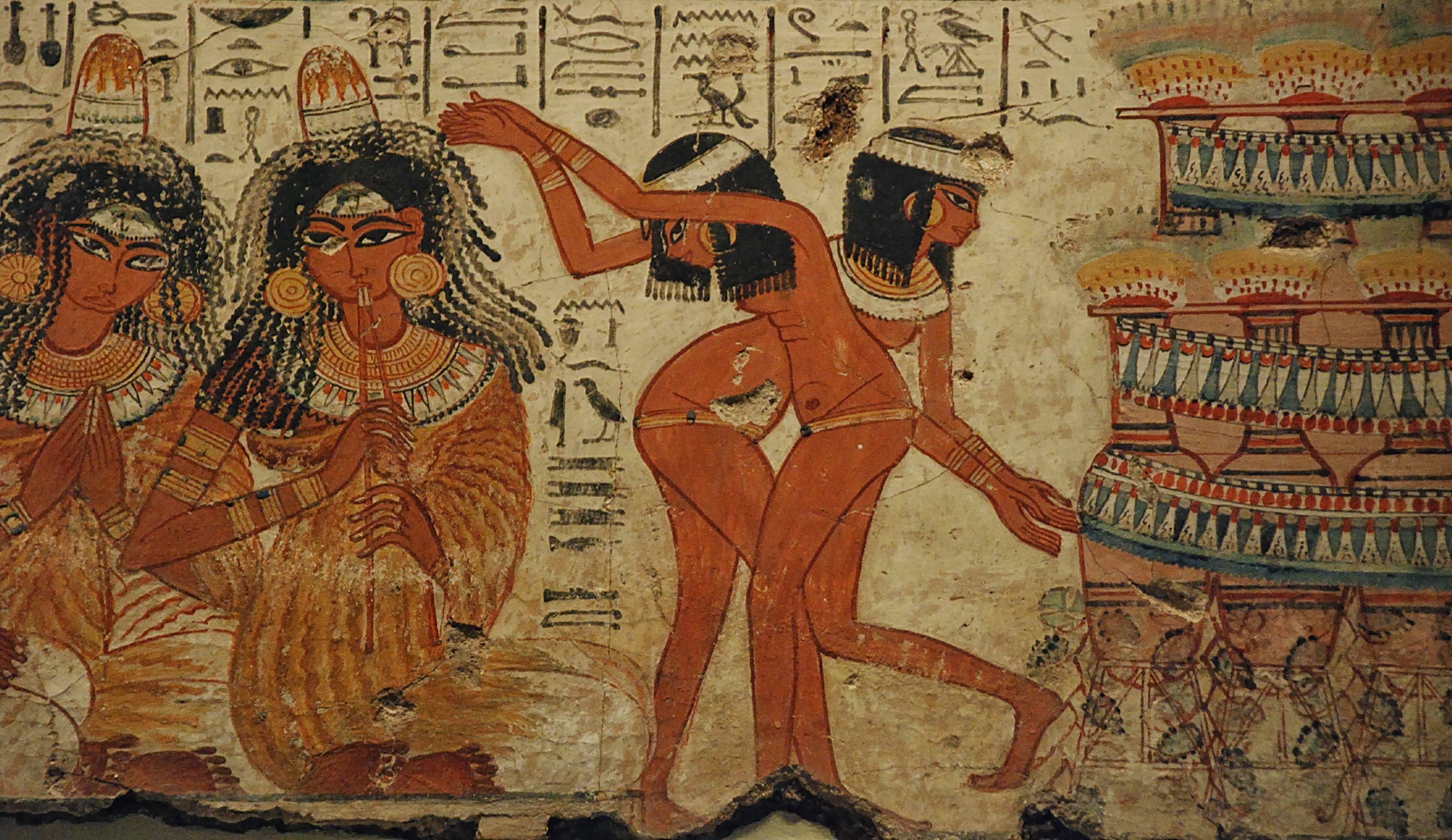 Ancient Egyptian Music And Dancing Illustration World History Encyclopedia