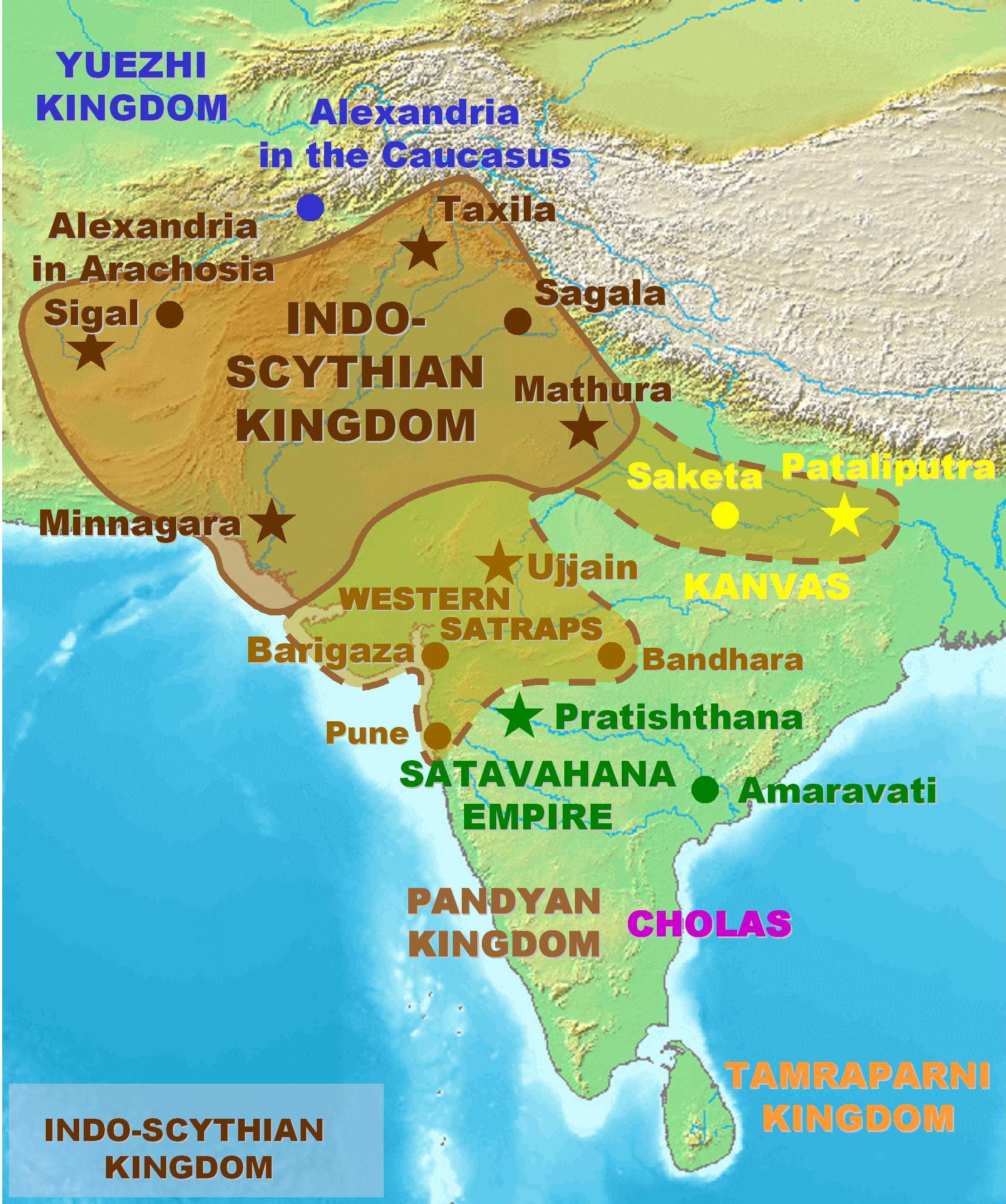 spread of jainism map