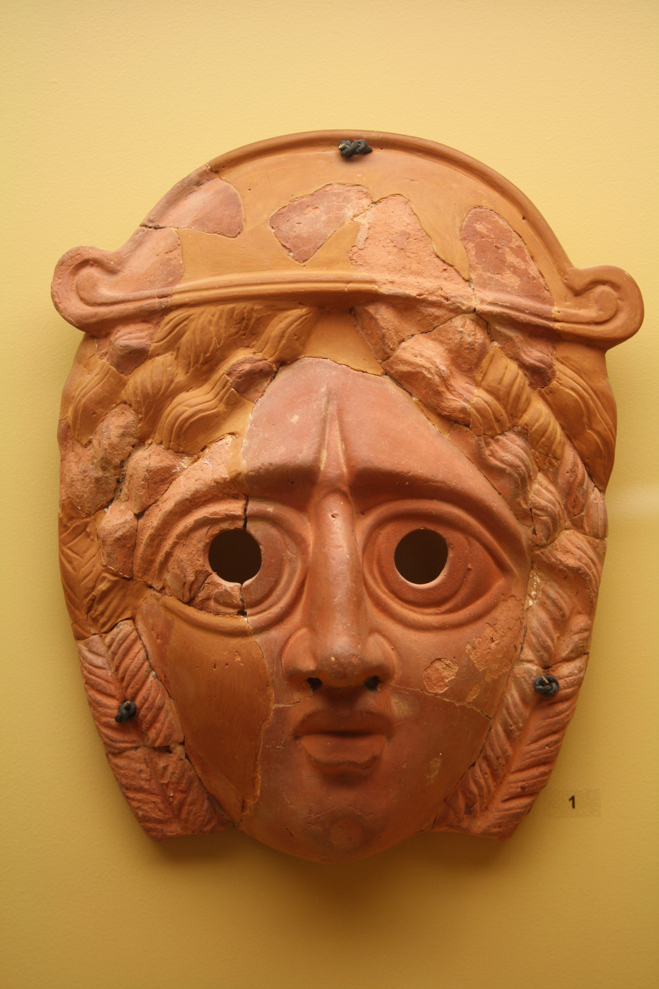 greek tragedy mask clipart