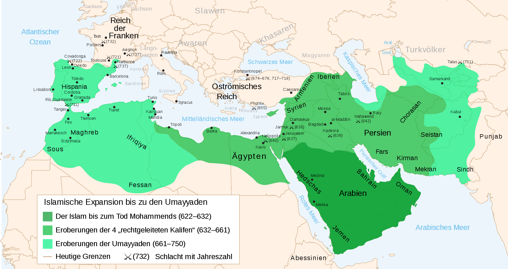 Ancient Islamic World Map