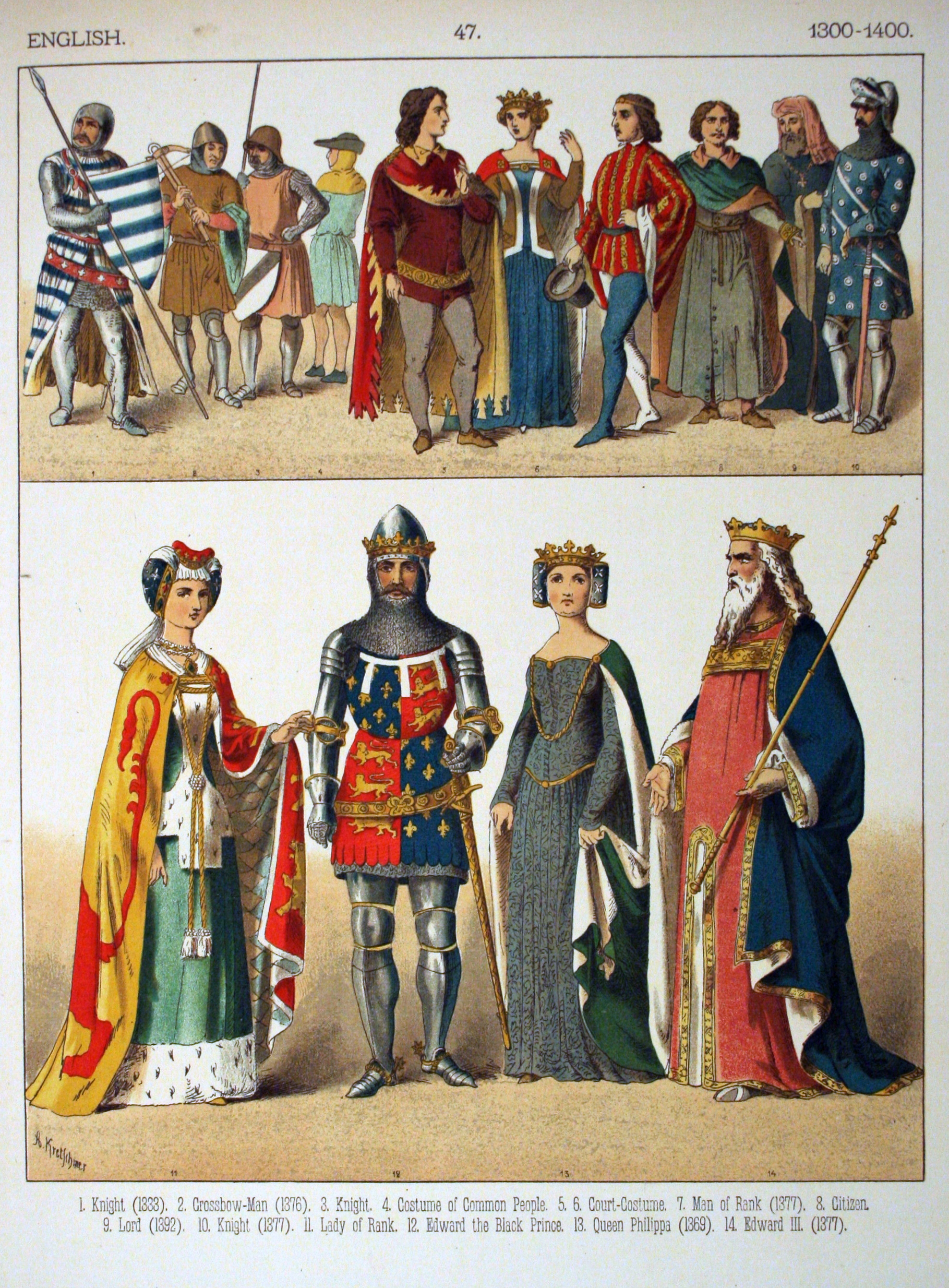 Ancient European fashion and lifestyle, in the Middle Ages q6 by Historic  illustrations