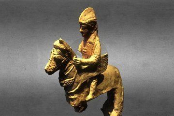 Assyrian Rider Statue