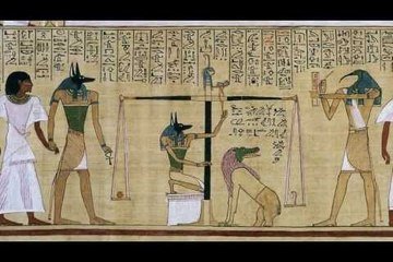 Judgement in the Presence of Osiris, Hunefer's Book of the Dead