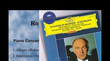 Schumann Piano Concerto in A minor op. 54 (Sviatoslav Richter 1958)