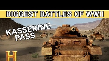 US & Germany Clash at Kasserine Pass | Biggest Battles of WWII | History