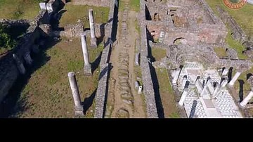 The archaeological site and museum of Heraklia Lynkestis near Bitola, North Macedonia