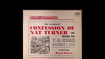 The Confession of Nat Turner | Read by Brock Peters (1968) | John Henrik Clark