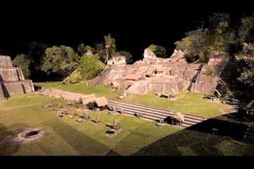 Tikal 3D Laser Scan Fly-through