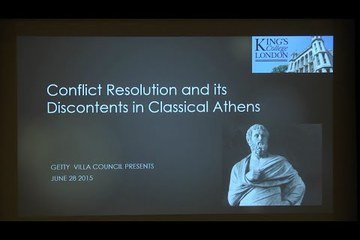 Edith Hall on the challenges of conflict resolution in classical Athens